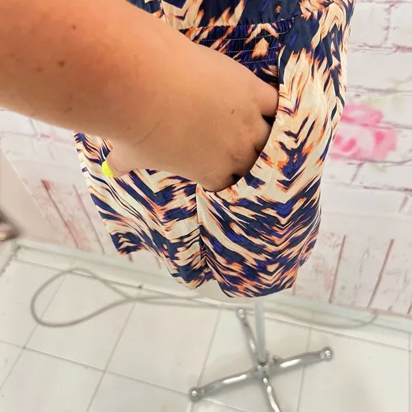 Parker Harrison silk romper in Deep Sea Sunrise Parke size small - Image 5