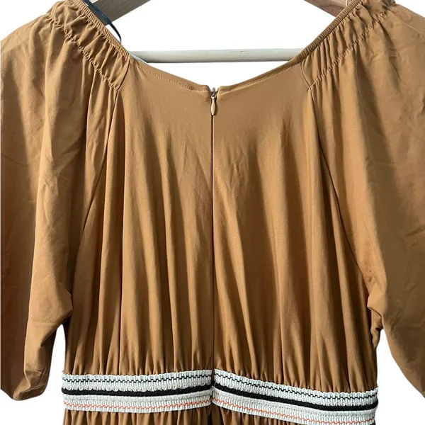 Limited Edition Zara NWOT women’s Studio Contrasting Gathered Dress - Image 5