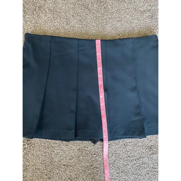 Abercrombie & Fitch Black Pleated Skort Size L Tennis Mini - Image 7
