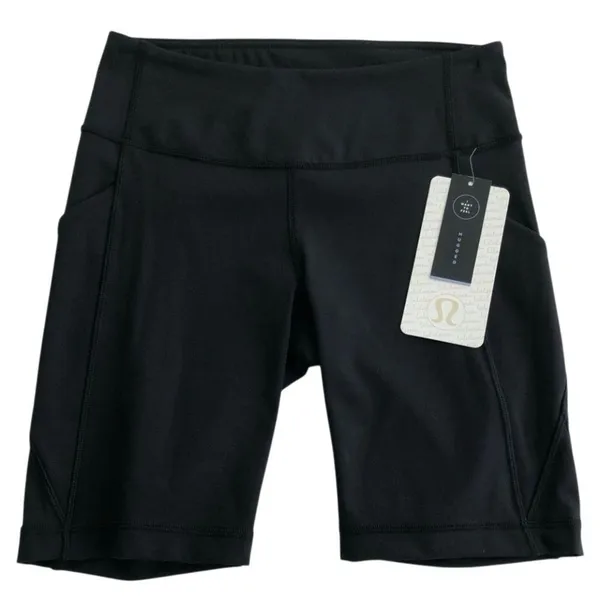 Lululemon Sweat Your Heart Out Short 8” inseam Black size 6 - Image 2