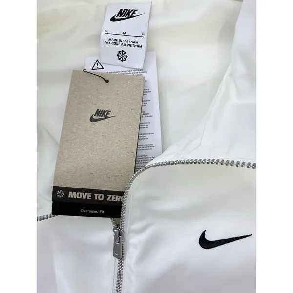 NWT Nike Sportswear Windrunner Women's Shine Vest Medium Oversized Fit - Image 7