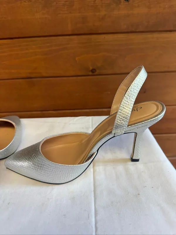 Charles by Charles David Iniko slingback pumps pointed toe/ stiletto heel Sz 8 S - Image 5