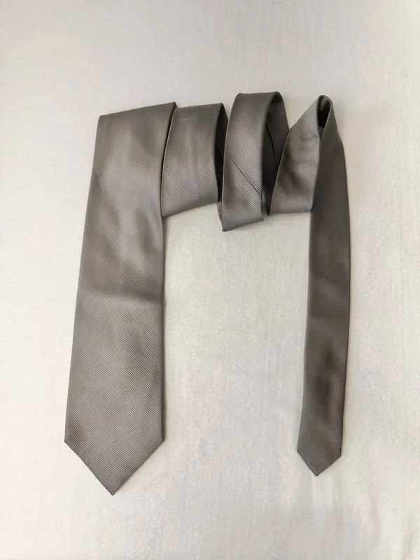 Jos.A.Bank Silk Tie Men's Necktie Executive Collection Grey Office - Image 2