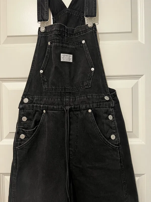 Levi’s Black Overalls - Image 3