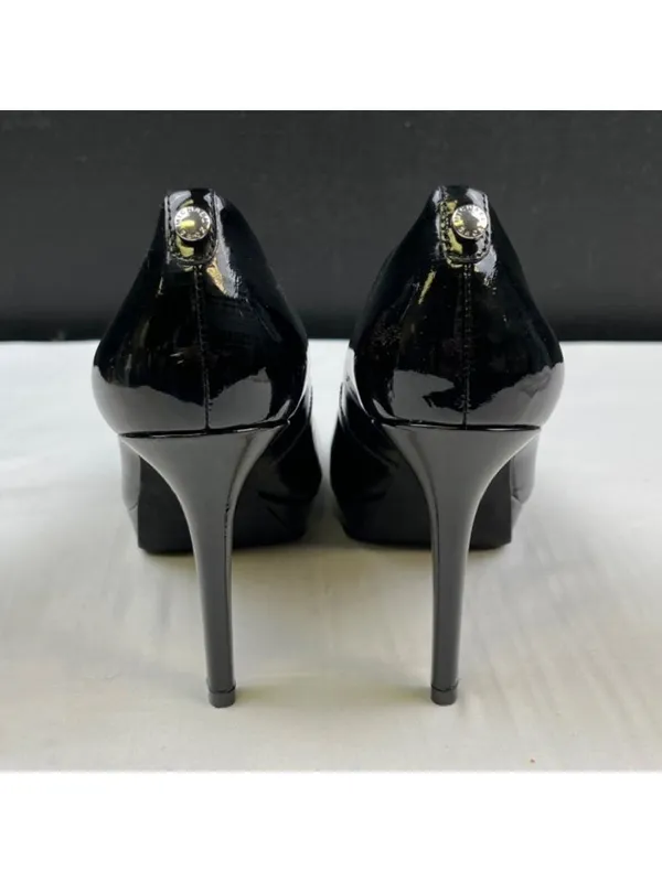 Michael Kors Women's Black Shoes/Platform Heels Sz 7.5M SKU 4666 - Image 2