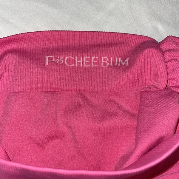 Pchee Bum Pink low rise v-back leggings! - Image 6