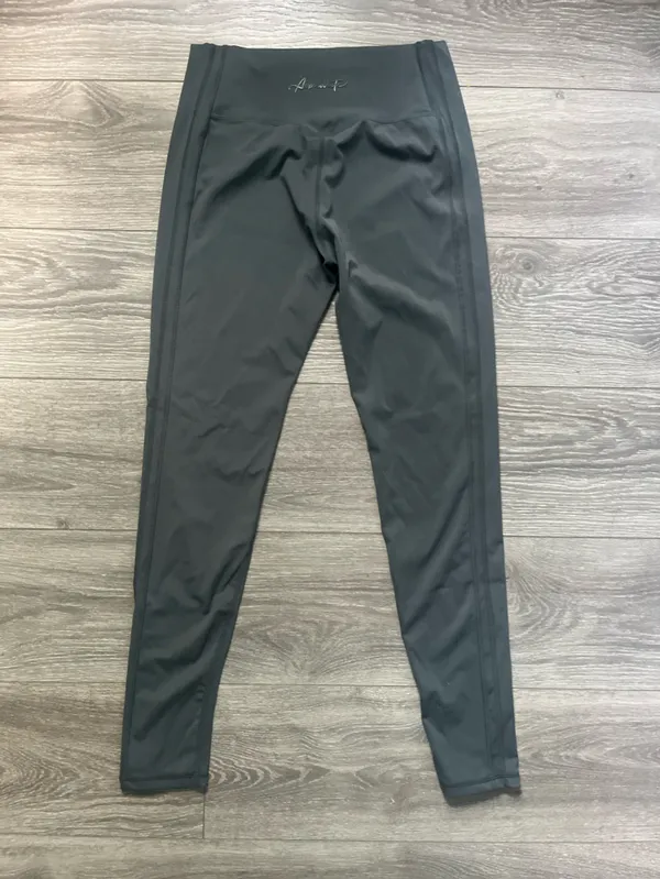 Alphalete Olive Army Green Active Gym Pilates Yoga Workout Exercise Leggings XXL - Image 2