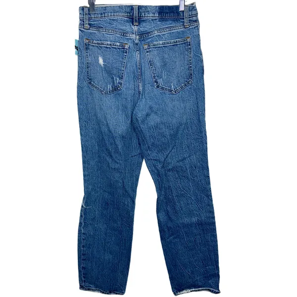 Abercrombie & Fitch The '90s Straight Ultra High Rise Blue Denim Jeans Size 29 8 - Image 2