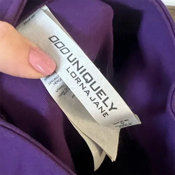 Lorna Jane Women's Purple Full Zip Activewear Jacket Size S Running Hiking Gym - Image 8