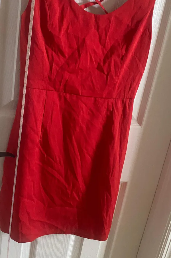 Tobi Red Mini Dress - Image 7