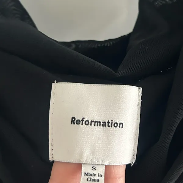 Reformation Darla Cowl Neck Top - Image 3