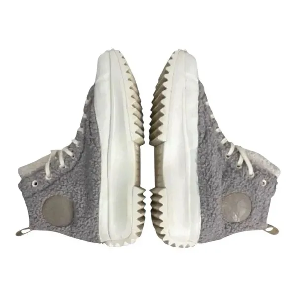 Converse Run Star Grey Hike Hi Platform M8/W9.5 172202C Sherpa Vapor Boot Shoes - Image 4