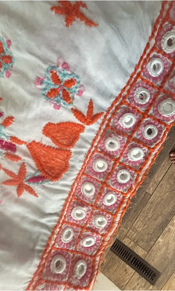 Ruby Yaya Smocked Waist Boho Mixed Print Dress - Image 12