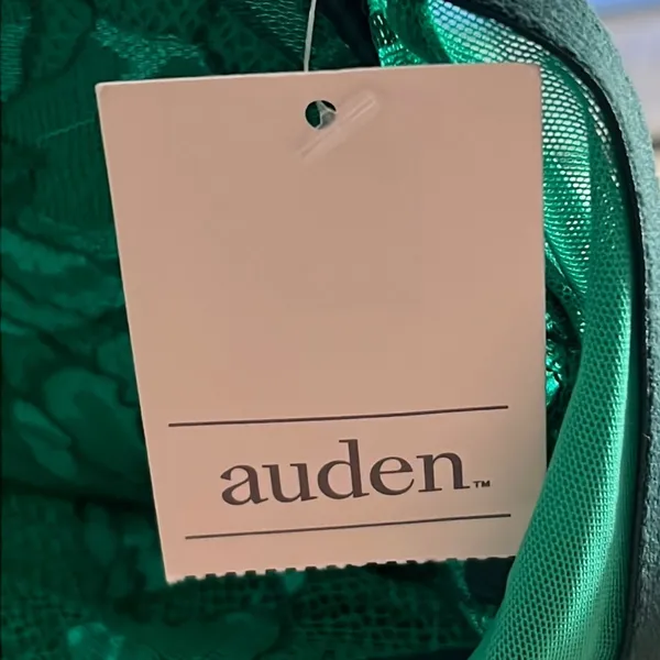 AUDEN XL intimate sleepwear lingerie green underwire padded adjustable straps - Image 6