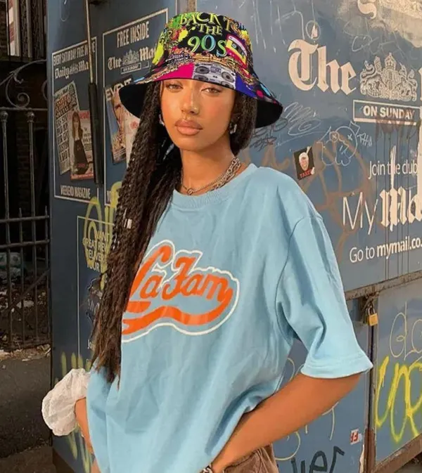 NEW Retro 90s Bucket Hat 90s Rave Sun Cap Packable Fisherman Bucket Hat - Image 5