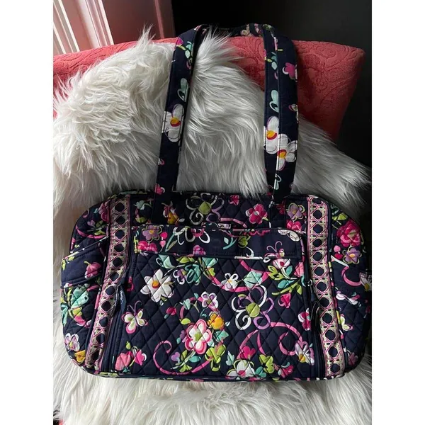 Vera Bradley Signature Floral Quilted Tote Bag - Image 2