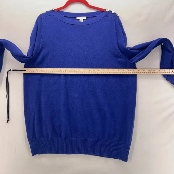 Susan Graver‎ Knit Sweater Cobalt 1X - Image 12