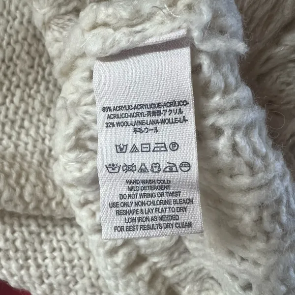 Free People Knit Cream Sweater - Image 10