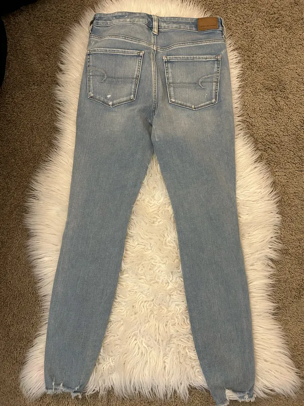 American Eagle Stretch Distressed Skinny Jeans - Image 4