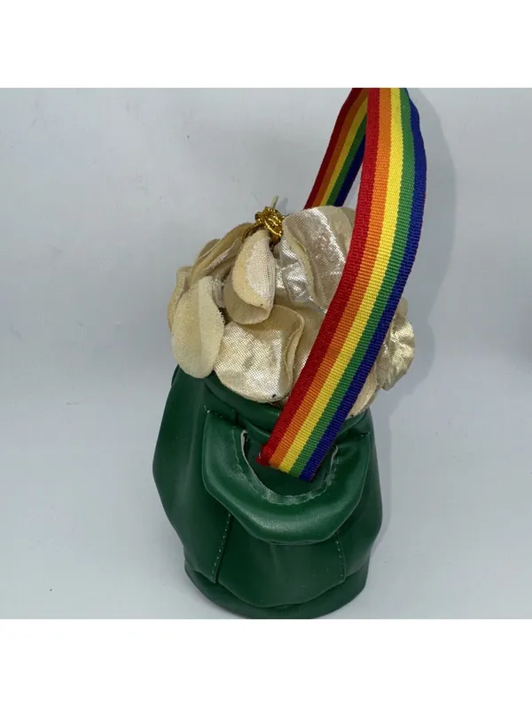 Pot Of Gold St. Patricks Day Mini Handbag Rainbow Bag Leprechaun Costume Handbag - Image 2