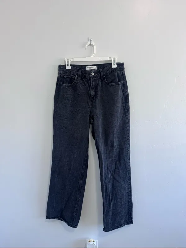 Abercrombie and fitch the loose high rise 29/8 R black wash - Image 2