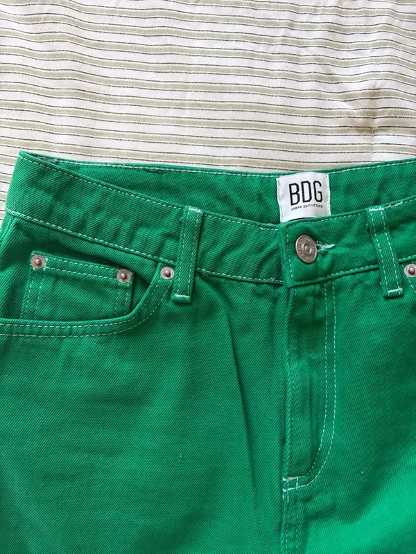 BDG Emerald Green Straight Leg Jeans - Image 2