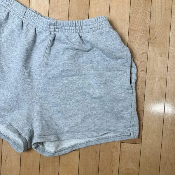 Brandy Melville JOHN GALT Grey Sweat Shorts One Size Loungewear COmfy - Image 3