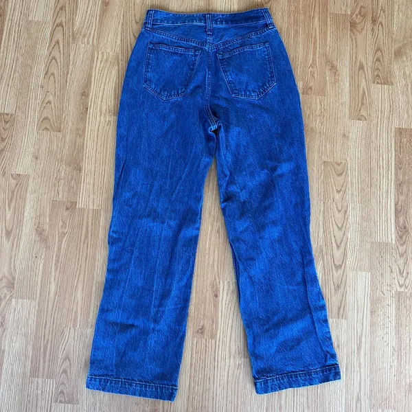 Abercrombie & Fitch Curve Love High Rise Loose Jean Size 26 Short - Image 5