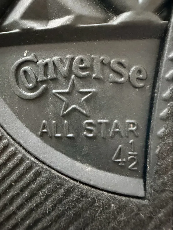 VINTAGE: Converse | Chuck Taylor All-Star high tops, Stars & Stripes. Size: 4.5/Men, 6.5/Women - Image 11