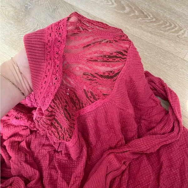 Free People Flowy Blouse - Image 2