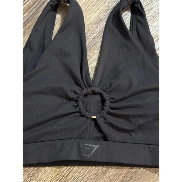 Gymshark Whitney Simmons Blk Quiet‎ Luxury Minimalist Athleisure Mesh Sports Bra - Image 13