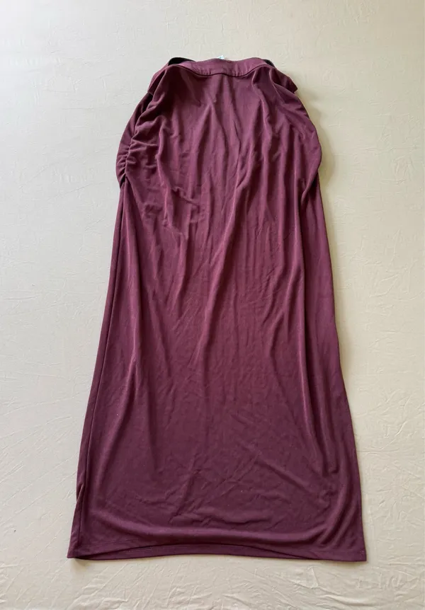 Old Navy Ribbed Ruched Maxi Skirt - Image 4