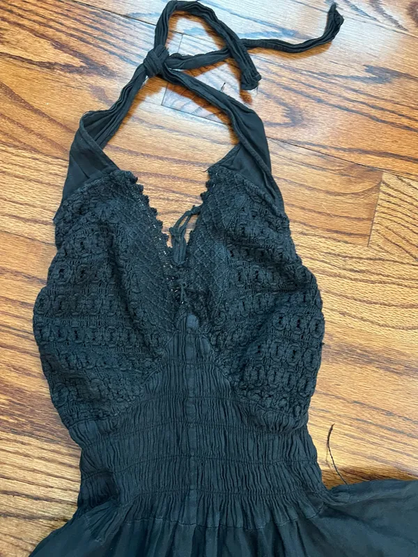 Black halter dress - Image 3