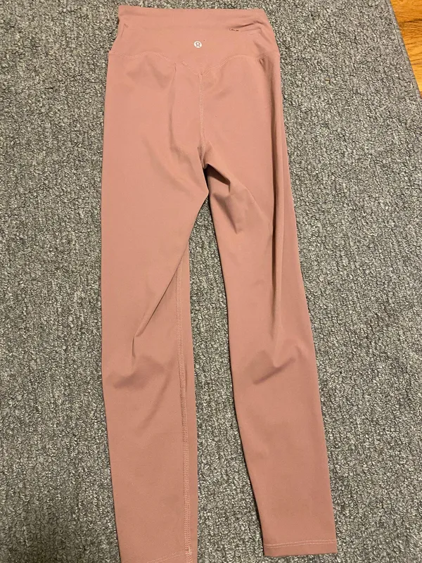 Lululemon pink/grey  leggings - Image 2