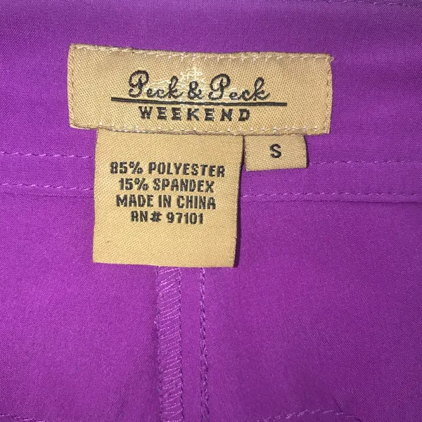 Peck & Peck Weekend Purple Joggers - Image 8