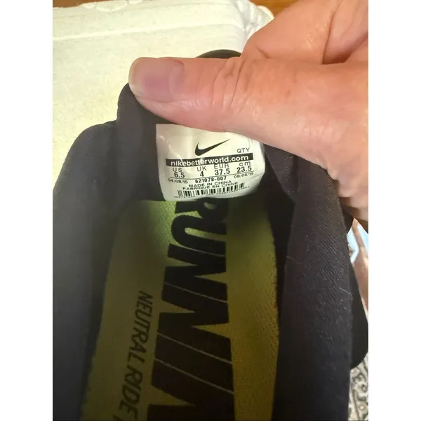 Nike Womans Air Max 2014 Running sneakers black Sz 6.5 621078-007 - Image 8