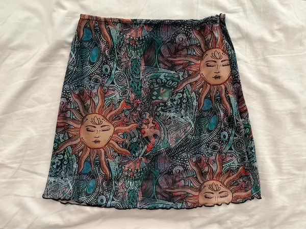 Mesh Sun Skirt Shein - Image 3