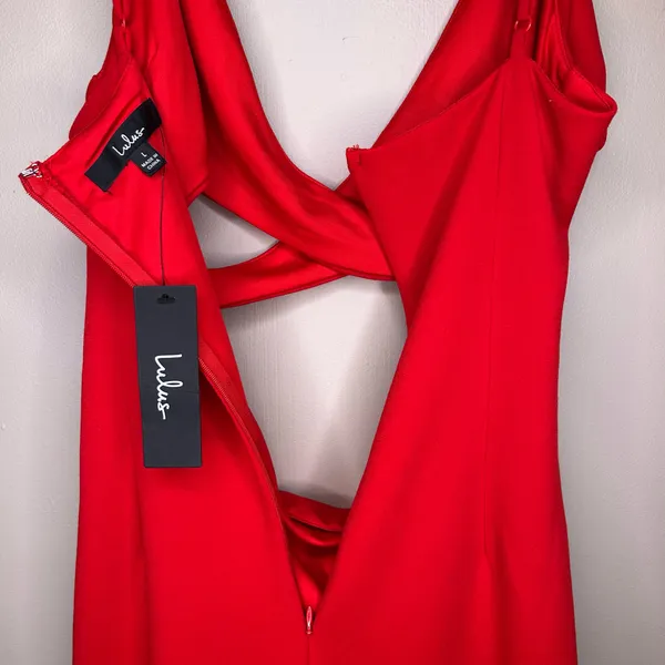 Lulus Cross your heart body con cut out dress - Image 3