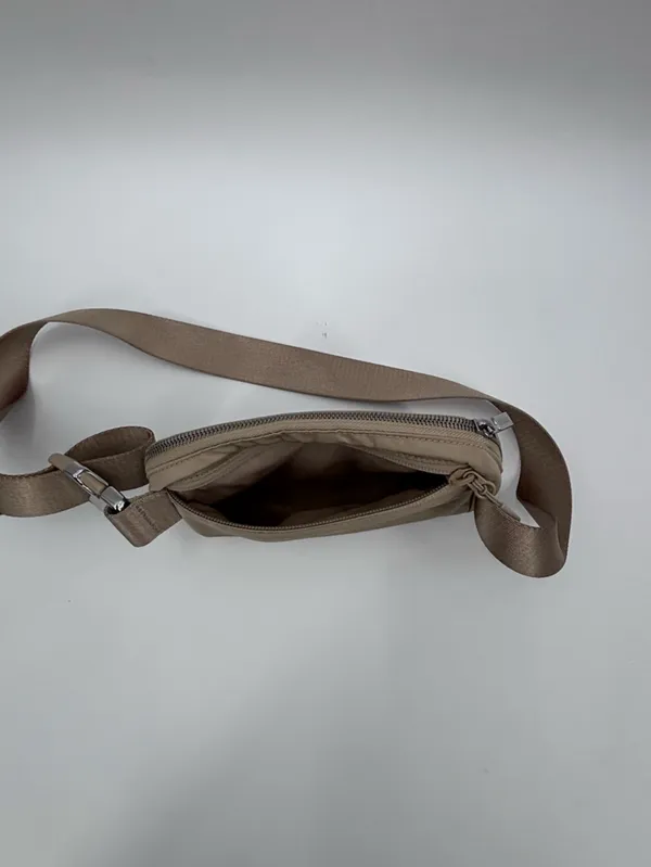 lululemon athletica Tan Belt Bag with White Logo - Image 8