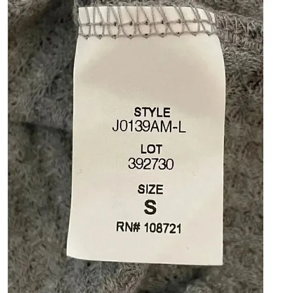 Antistar Grey Star Printed Waffle Knit Cropped Top Boho Hippie Top Blouse - Image 5
