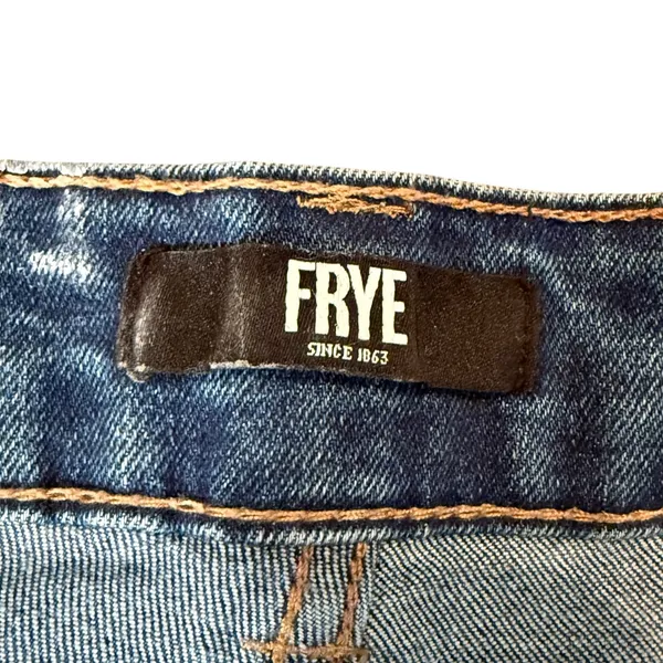 Frye Women's Size 10 Straight Leg‎ Jeans Classic Denim Stretch Everyday Western - Image 4