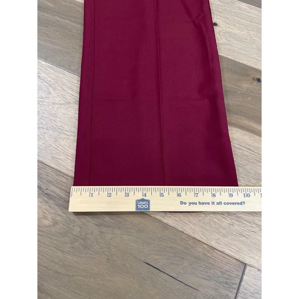 Youzimeiyi Pants Size L Maroon High Waist Wide Leg Stretch Trouser Dressy NWT - Image 7