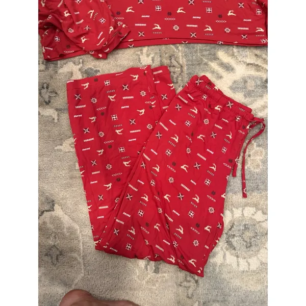 New Skims Sleep Cropped Henley And Pant Sleep Set Women's US Size S - Image 4