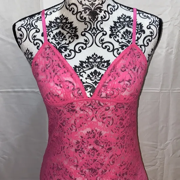 Y2K Victoria’s Secret Lace Babydoll Nightie Size Large - Image 2