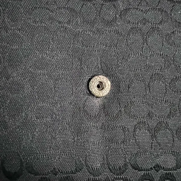 🖤✨ Coach Signature Jacquard Turnlock Wallet Black Leather Trim ✨🖤 - Image 12