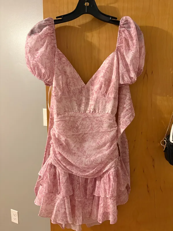 Hello Molly Pink Mini Dress  - Image 2