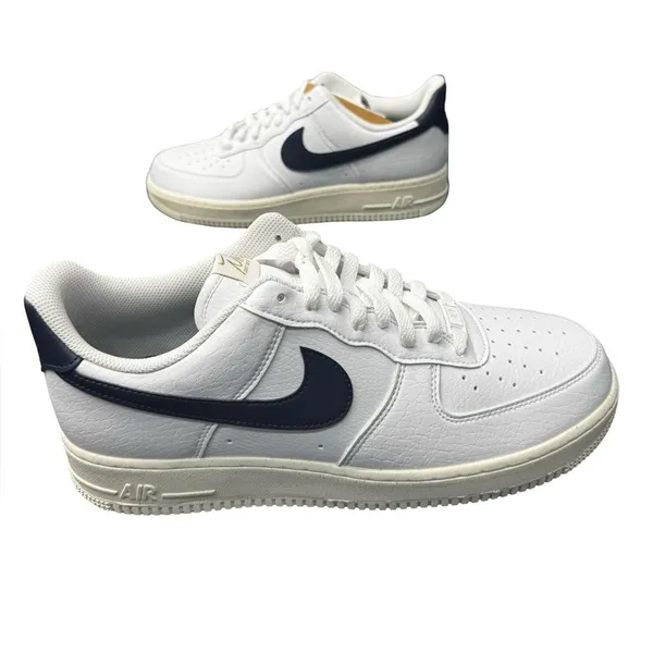 Nike Air Force 1 '07 White Obsidian Ivory Gold Tags 12W 10.5M BNIB - Image 2