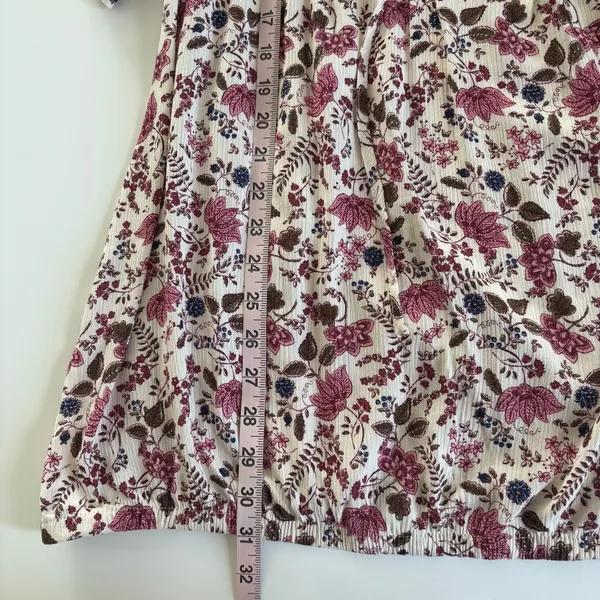 Torrid Crinkle Gauze Flutter Sleeve Top In Lovely Paisley Floral Dew Women’s 3X - Image 6