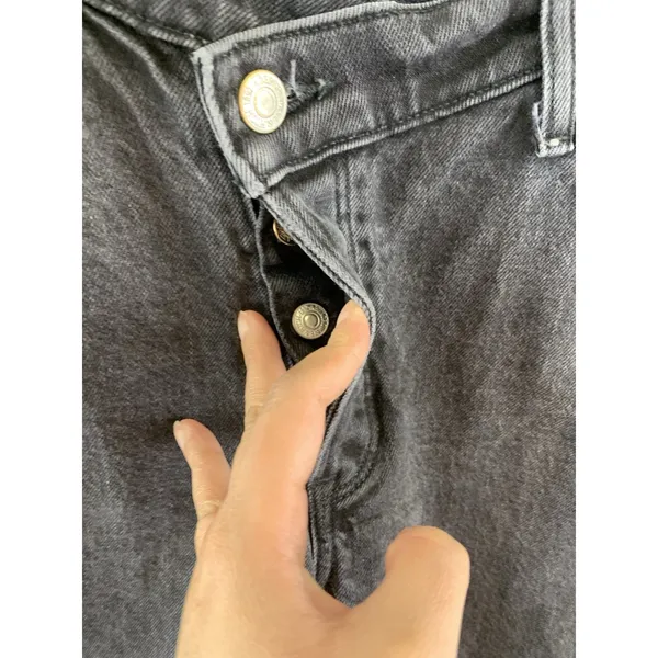 Abercrombie & Fitch Women’s The Dad High Rise Jeans Denim Curve Love Size 28/6L - Image 6