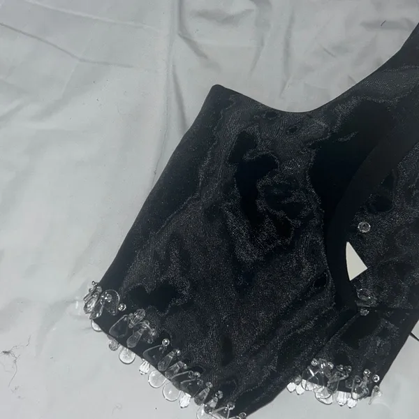 NWT Zara‎ Crystal Sequenced Crop Top - Image 2